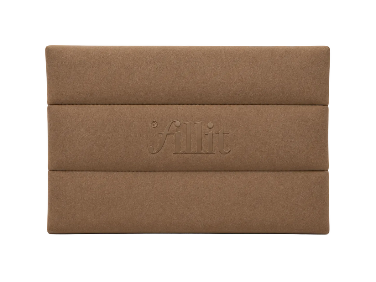 תיק Beauty Bag של Fill it בצבע בז', סגור