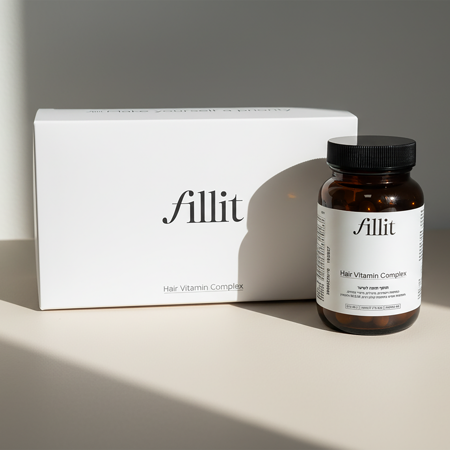 ויטמינים לנשירת שיער fillit