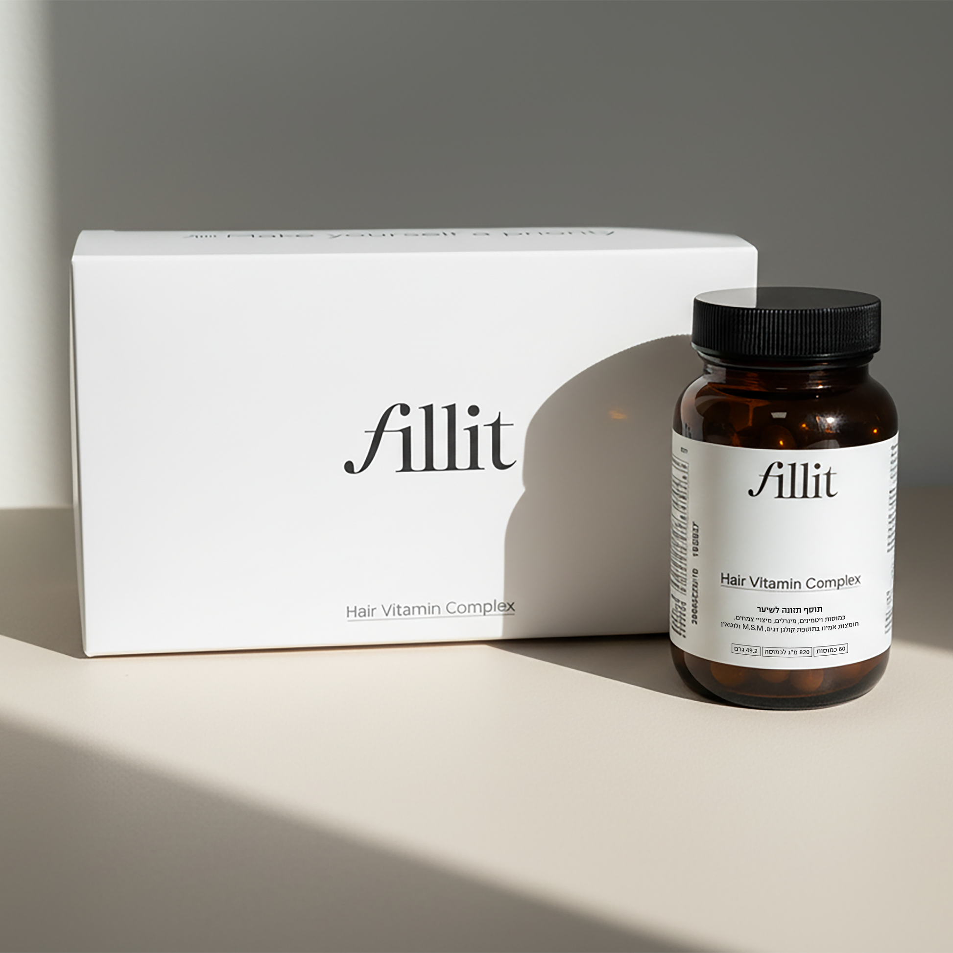 ויטמינים לנשירת שיער fillit