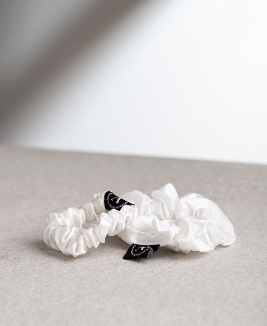 Silk scrunchies