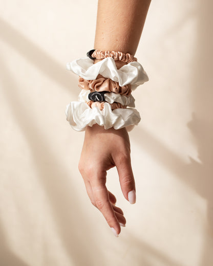 Silk scrunchies